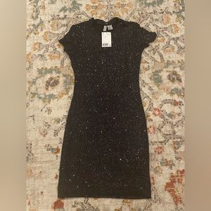 H&M Glittery mini dress